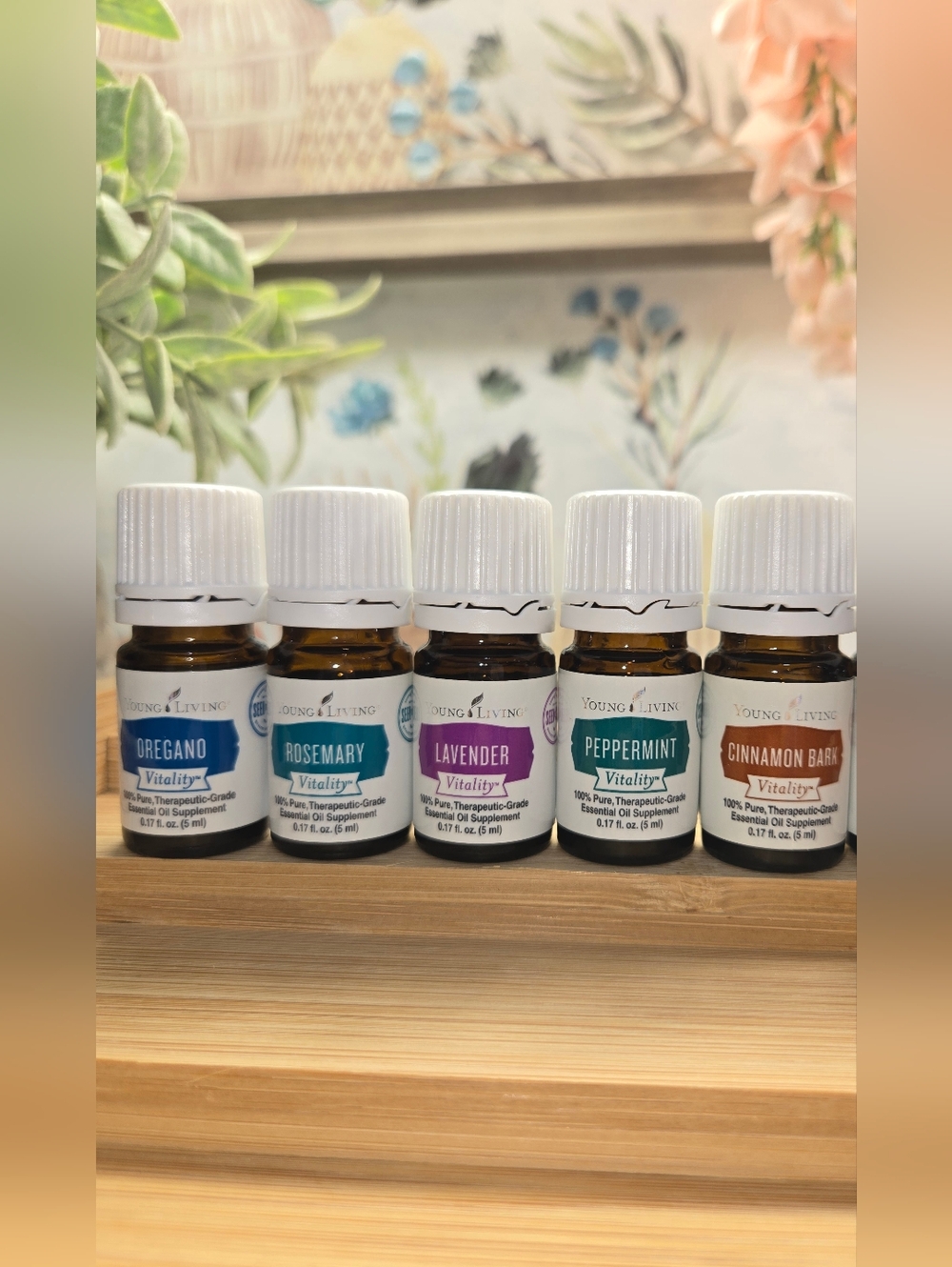 Set Of 5 Young Living Oils